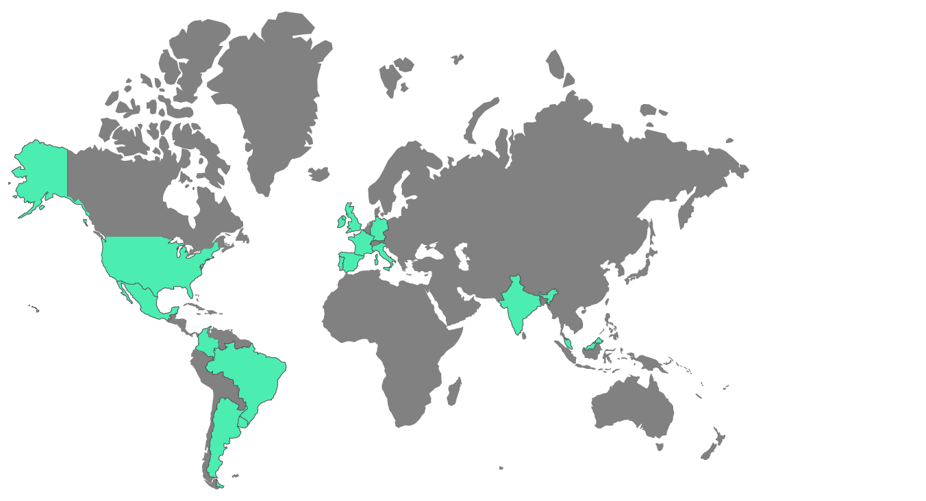 Acceleralia's map